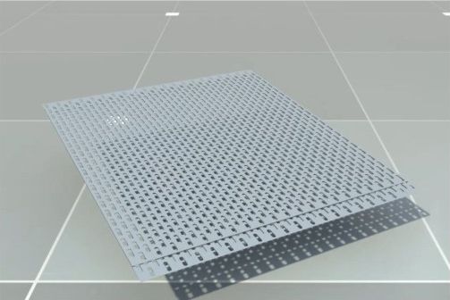 锰钢冲孔筛网